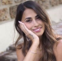 Antonela Roccuzzo alentó a Lionel Messi con un look que es furor