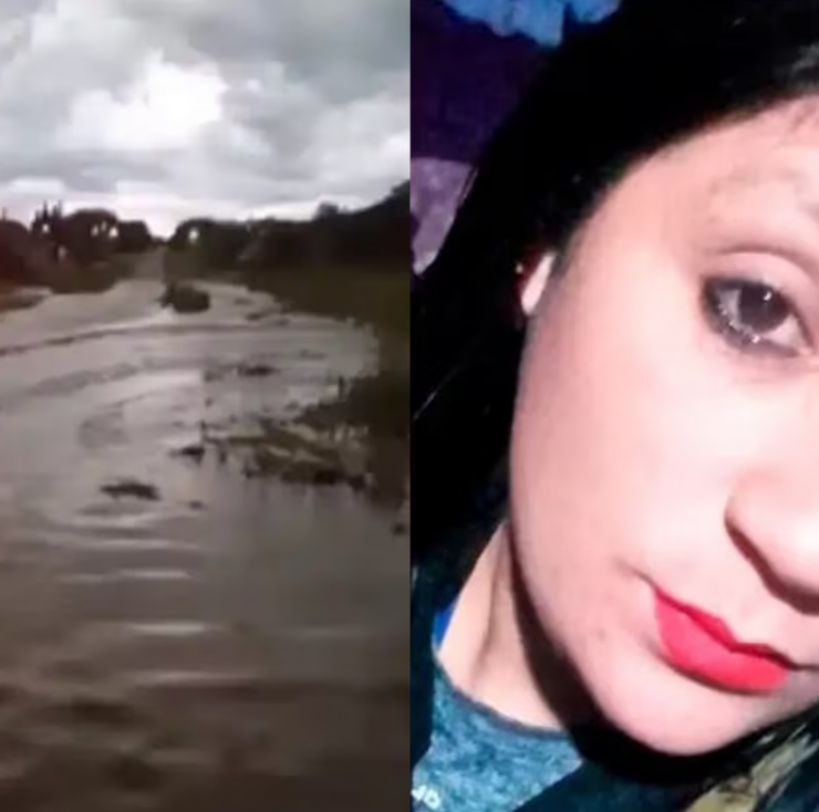 Desesperante temporal: el agua arrasó una casa y buscan a una mujer y su hija
